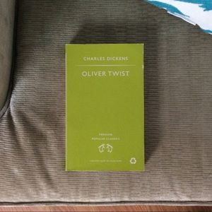 "Oliver Twist" by Dickens (100% recycled paper ed)